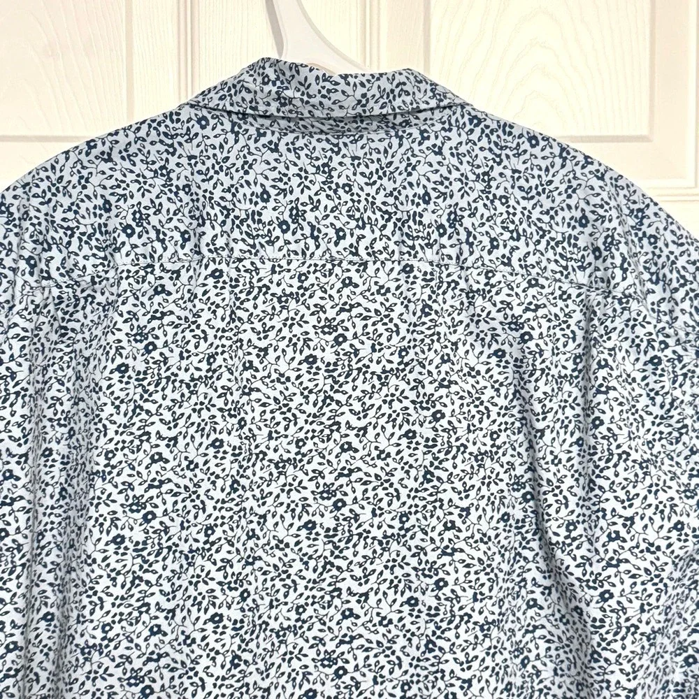 J. Crew Men's Flex Washed Short Sleeve Button Down Shirt Classic‎ Fit XL